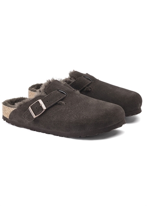 Boston Shearling LEVE sandal Mocca Birkenstock 